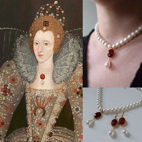 elizabeth tudor jewelry|tudor jewelry necklace.